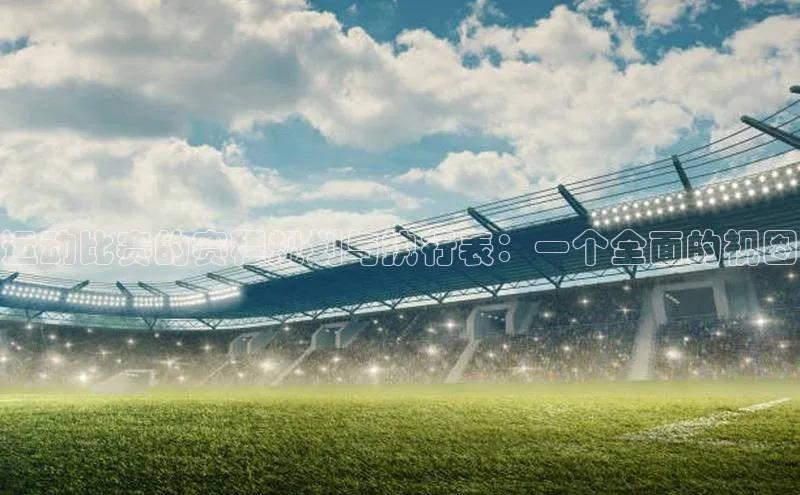 运动比赛的赛程规划与执行表：一个全面的视图